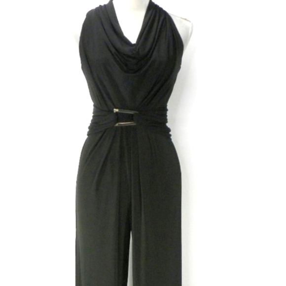 White House Black Market Pants - Black wide leg Jumpsuit by White House Black Market